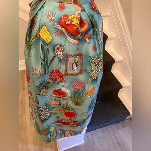 Veryann brand colorful frida xl long skirt